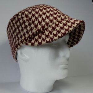 Basiquenti Wool/Acrylic Hounds tooth Hat